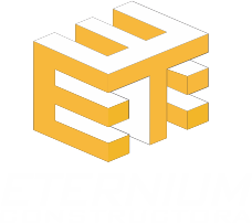 logo en blanco eternium constructora